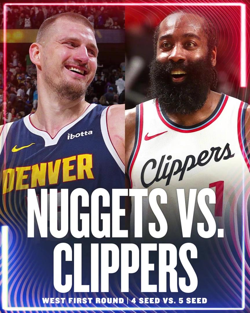 帶隊(duì)的神！哈登率快船鎖定西部第5，生涯從未缺席過(guò)季后賽！